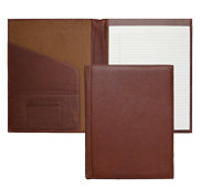 British Tan Leather Letter Size Scratch Pads