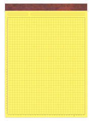 Yellow 4" x 4" Grid Pads