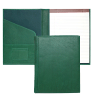 Green Leather Scratch Pad Holders